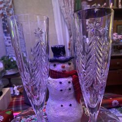 Crystal Champagne Set Of 2 