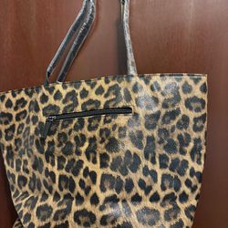 Chico Leopard Print Tote Bag