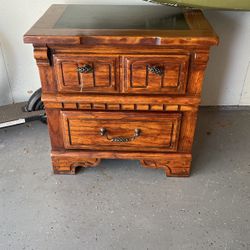 Beside table