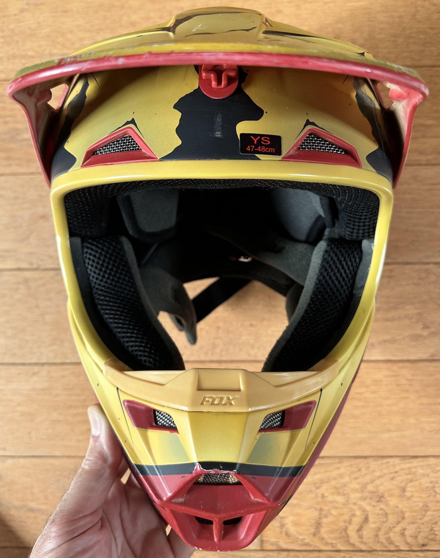 fox iron man helmet Fox Limited Edition Marvel Iron Man Youth Dirtbike Helmet for Sale in New  Egypt, NJ