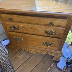 Wooden Two-drawer Dresser 