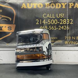 CHEVY SILVERADO 1500 LH HEADLIGHT 2016-2018 OEM