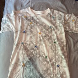 White Louis Vuitton shirt size large