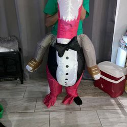 inflatable flamingo disfraz