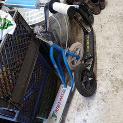 Kids Scooters From The 1980's CONCORDE BRAND.