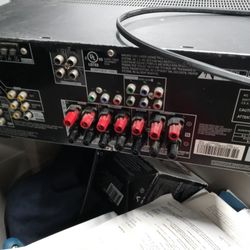 Pioneer Tuner With 2 Sony Speakers