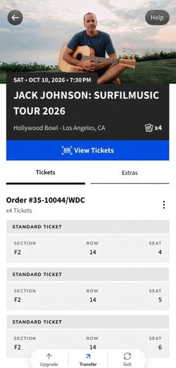 Jack Johnson : SURFILMUSIC TOUR 2026