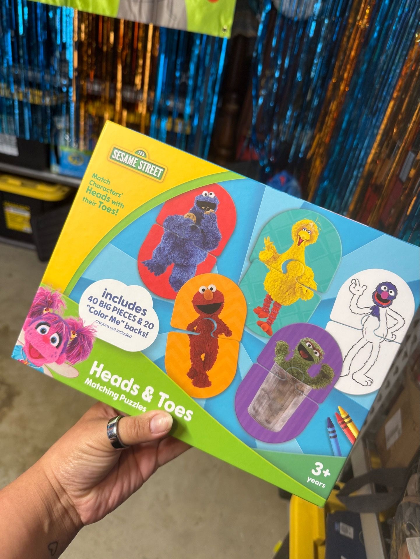 Sesame Street Heads & Toes Matching Game