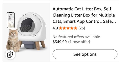 Self cleaning liter box located in 98178