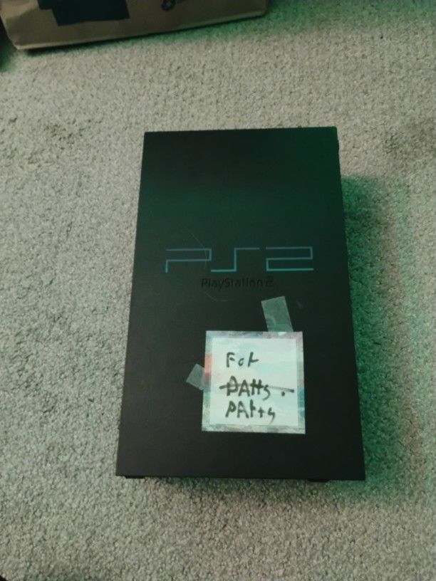PS2 For Parts (Broken Disk Reader)