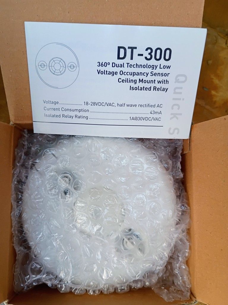 Watt Stopper 360 Deg. Dual Tech Occupancy Sensor Passive...