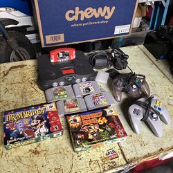 Nintendo 64 console game lot Cib games