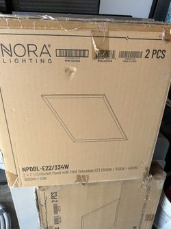 12 Brand New 2X2 LED Flat Panel fixture