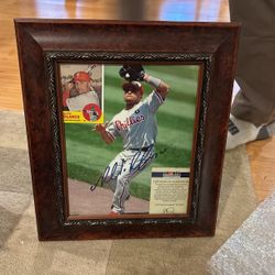 Placido Polanco Signed Picture