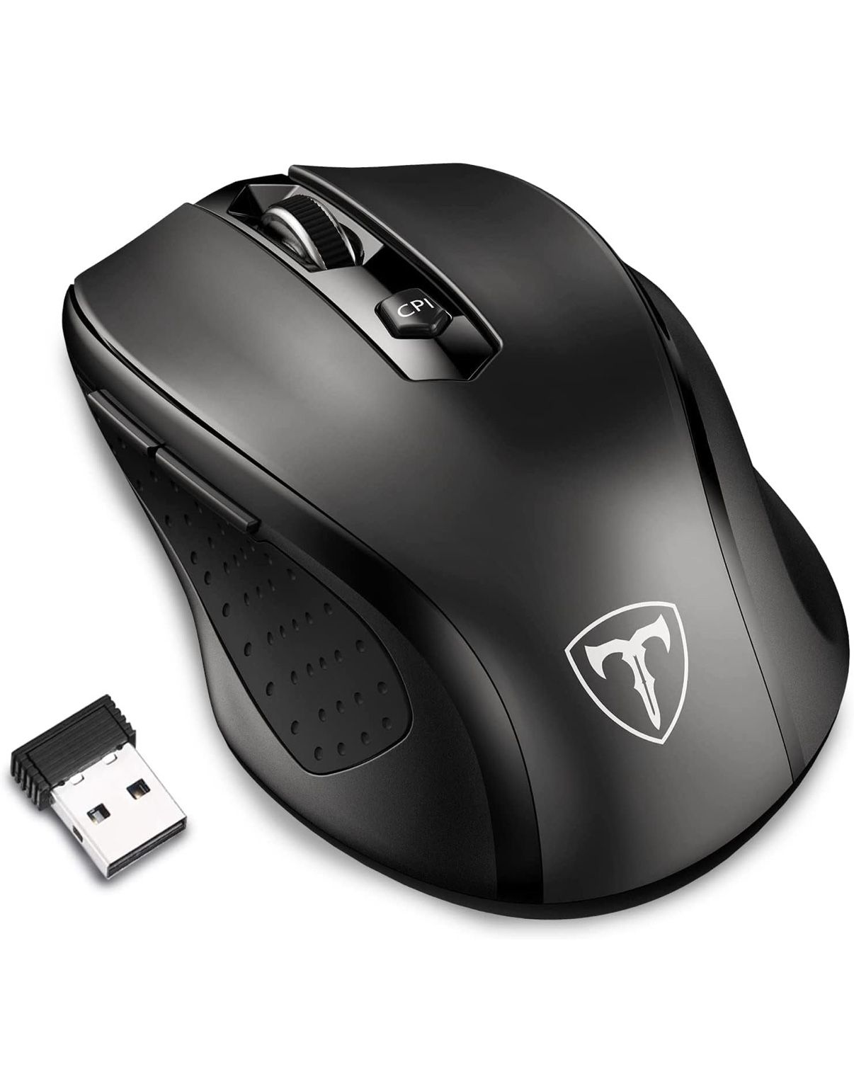 2.4G Wireless Mouse Portable Mobile Optical Mouse with USB Receiver,