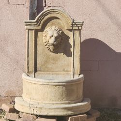 Stone Lion Fountain