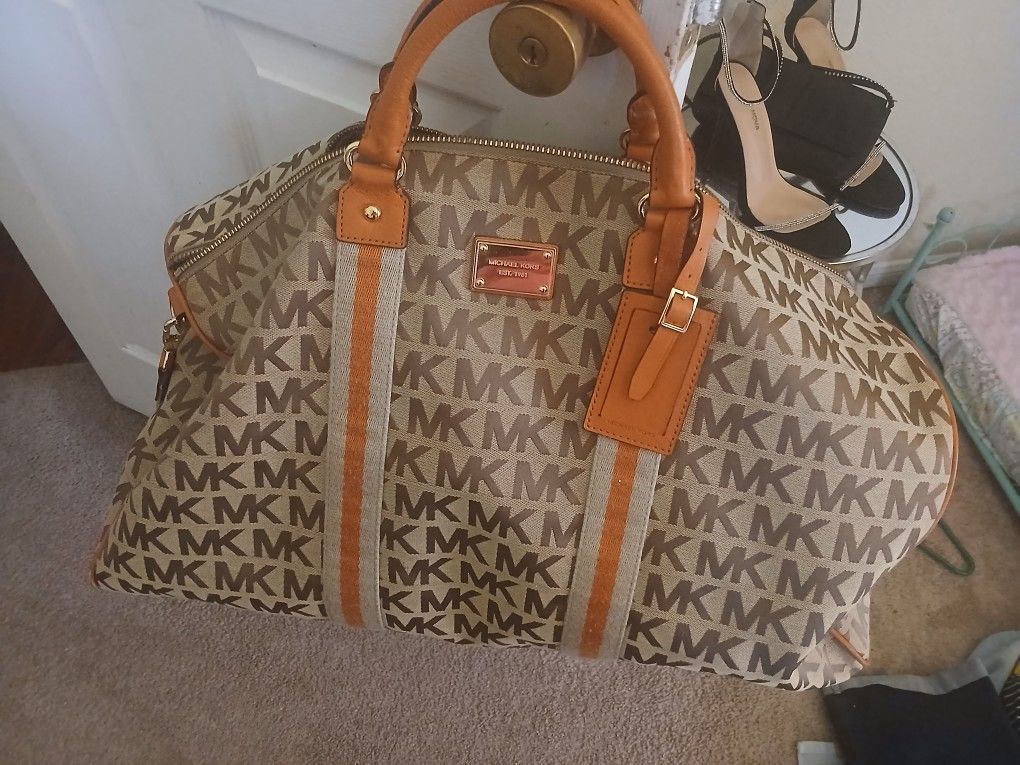 Michel KORS Duff Bag Carry On Bag Back Pack