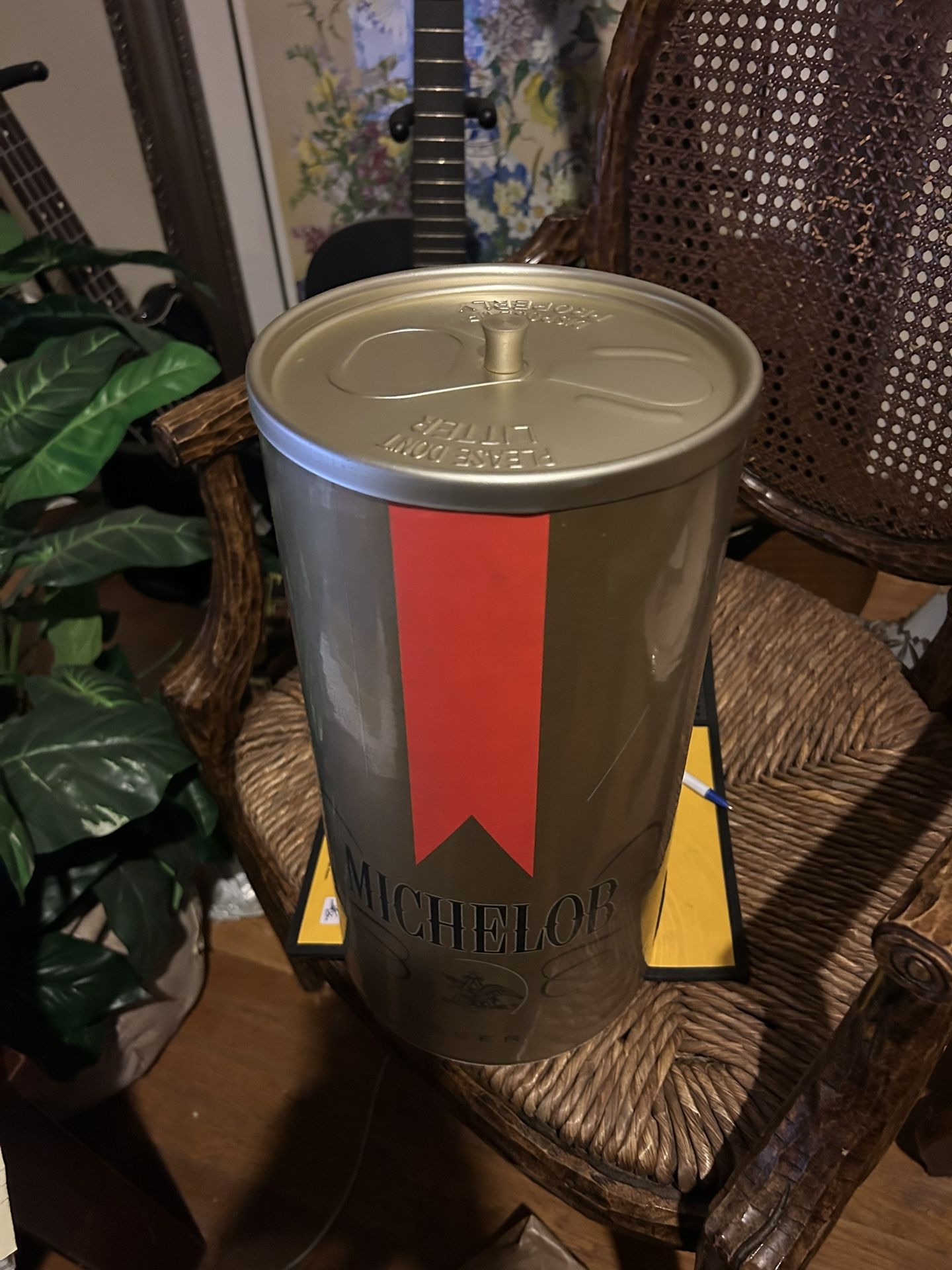Vintage Michelob Beer Can Ice Cooler 15” High