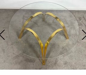 Vintage Roger Sprunger for Dunbar brass table