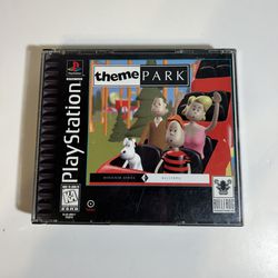 Theme Park Sony PlayStation PS1, TESTED & WORKING! Complete 
