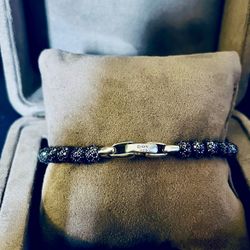David Yurman Spiritual Bead Diamond Bracelet 