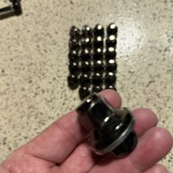 Toyota TRD Lug Nut Set And Locks Black 