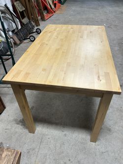 Butcher Block Table