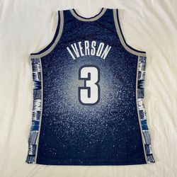 Allen Iverson Georgetown Hoyas 1995-96 Mitchell Ness Swingman Jersey Large $135