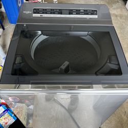 Whirlpool Grey Washer And Dryer!! No Dents!