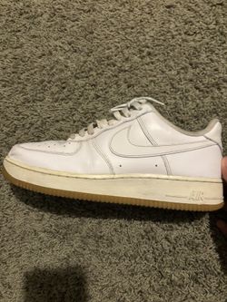 AIR FORCE ONES BROWN SOLE