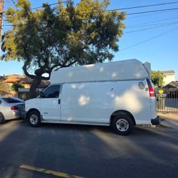 2003 Chevrolet Express 3500 Cargo Extended Van With Hight Roof 