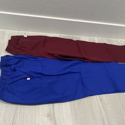 scrub pantsx2 LARGE $20