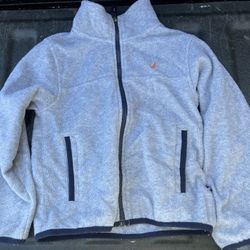 Nautica Fleece Zip-Up Jacket, child’s size 4, grey 