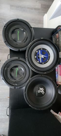 10 & 12in Subwoofer Lot