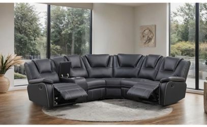 RECLING SECTIONAL 101"X87" FINANCING AVAILABLE NO CREDIT NEEDED