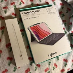iPad keyboard case and Apple Pencil 1st gen