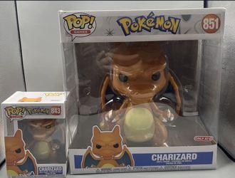 Funko Pop 851 Vinyl Jumbo 10 in: Pokémon  Charizard (Jumbo)