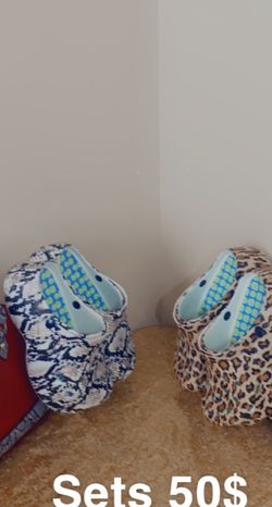 Beautiful Crocs With Matching Purse