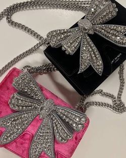 Kurt Geiger Crystal Bow Mini Bag