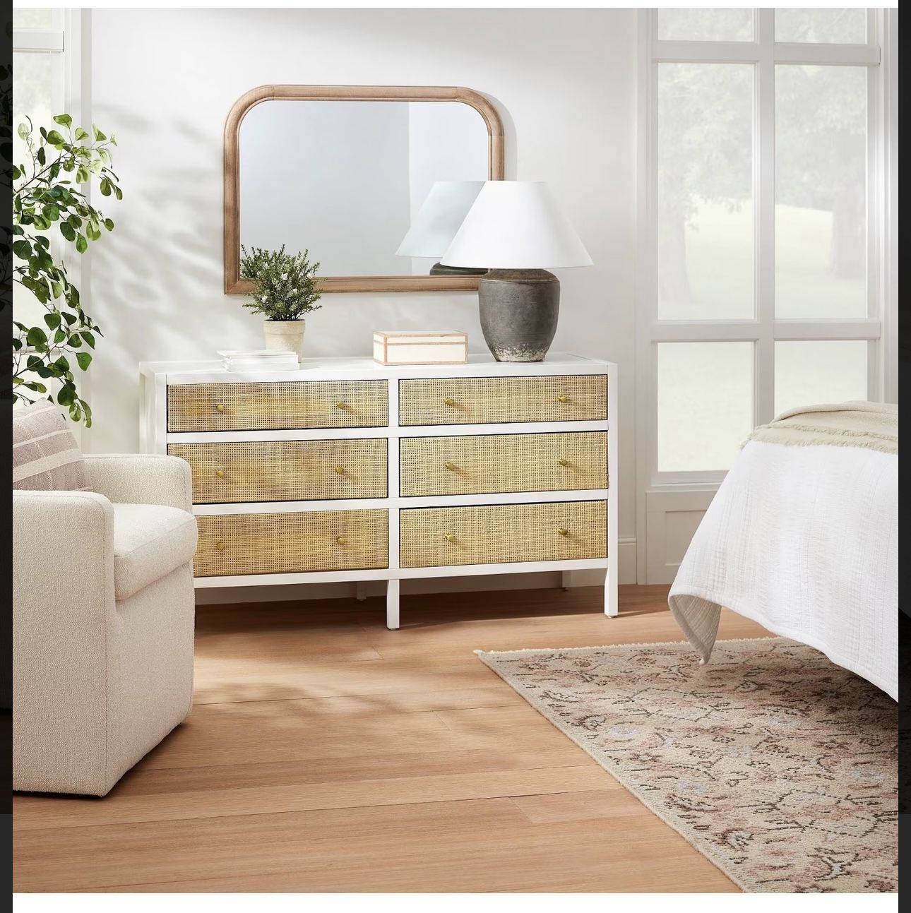 (NEW) Threshold designed with Studio McGee Springville 6 Drawer Dresser