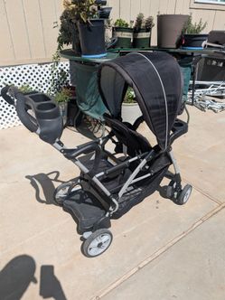 Dual toddler stroller