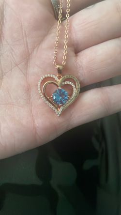 .5 Karat I Love you forever rose gold Necklace