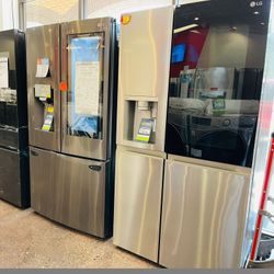 🔰Modern Stainless Steel Smart Refrigerator with InstaView Door!!!
