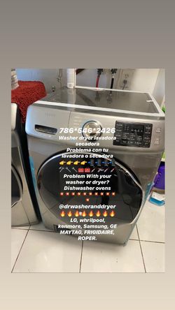 Lavadora / secadora / washer / dryer / Samsung / Lg / Ge / whirlpool / Frigidaire / refrigerator / refrigerador / stove / KENMORE / Maytag