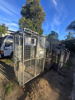 Heavy duty metal cage