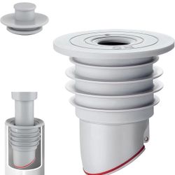 Washing Machine Drain Hose Seal, JHBKing Washer Drain Outlet Plug, Silicone, Prevent Odors and Backflow, Pipe Seal Ring, Sewer Seal Coupler for Washin