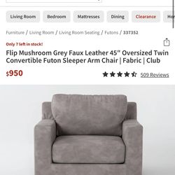 Oversized Twin Futon