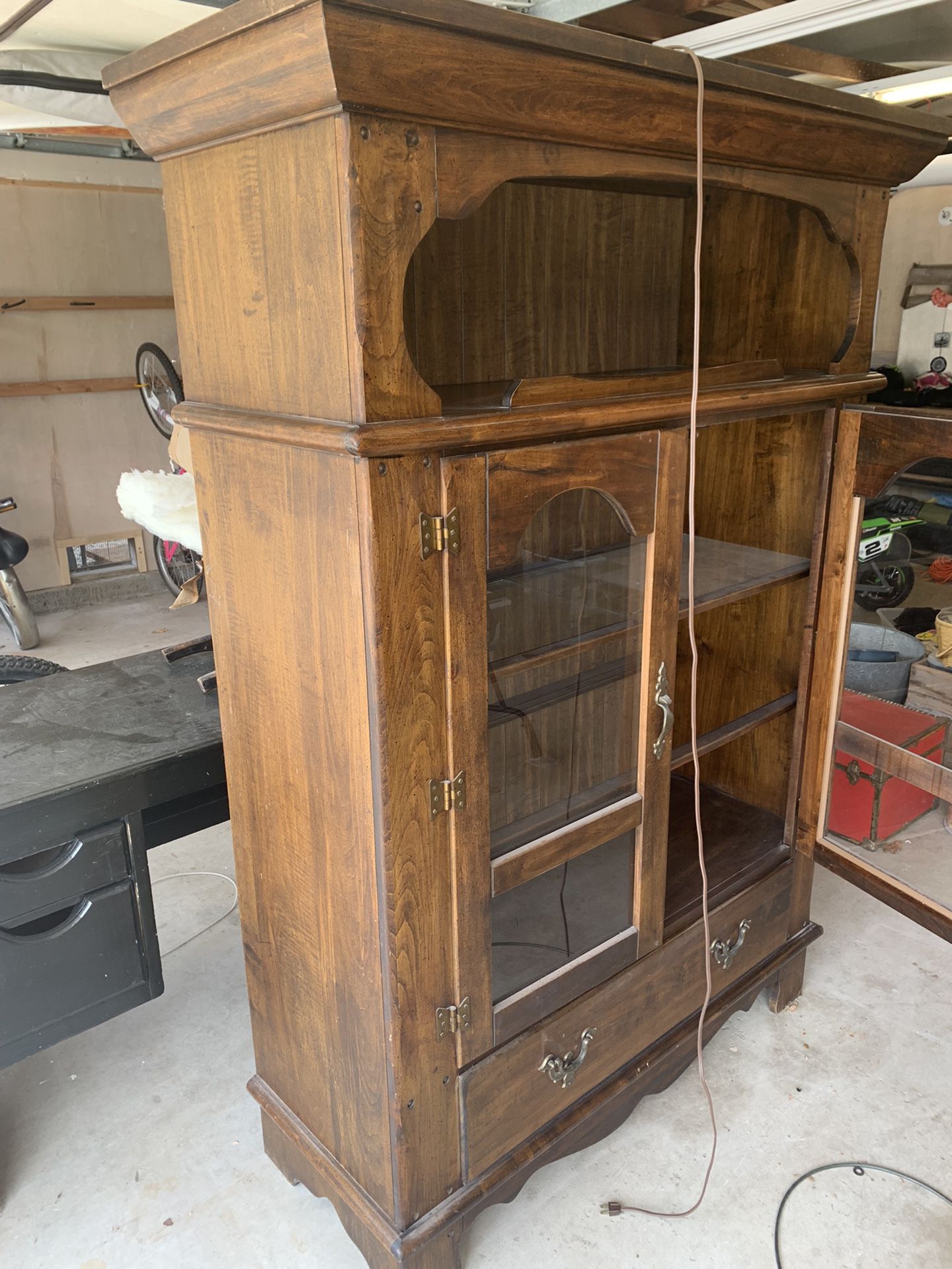 Antique Armoire By Singer Furniture