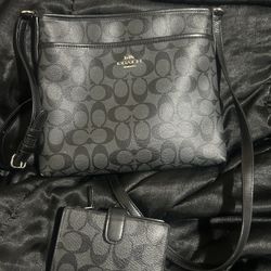 Coach Crossbody And Wallet 