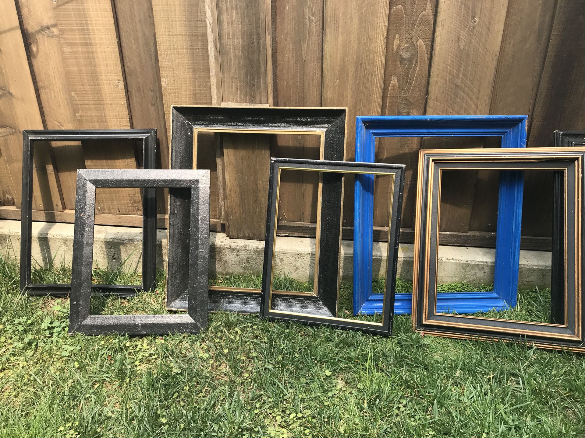 Large wooden picture frames - paintable!